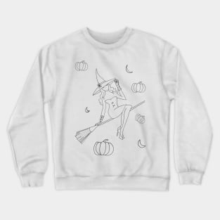 witch, colour me, Crewneck Sweatshirt